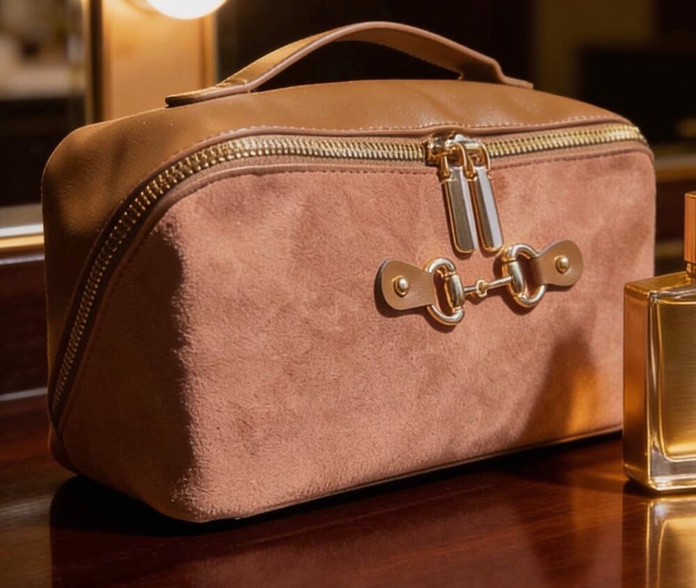 Westerian Equestrian Horse Bit Cosmetic Toiletry Bag